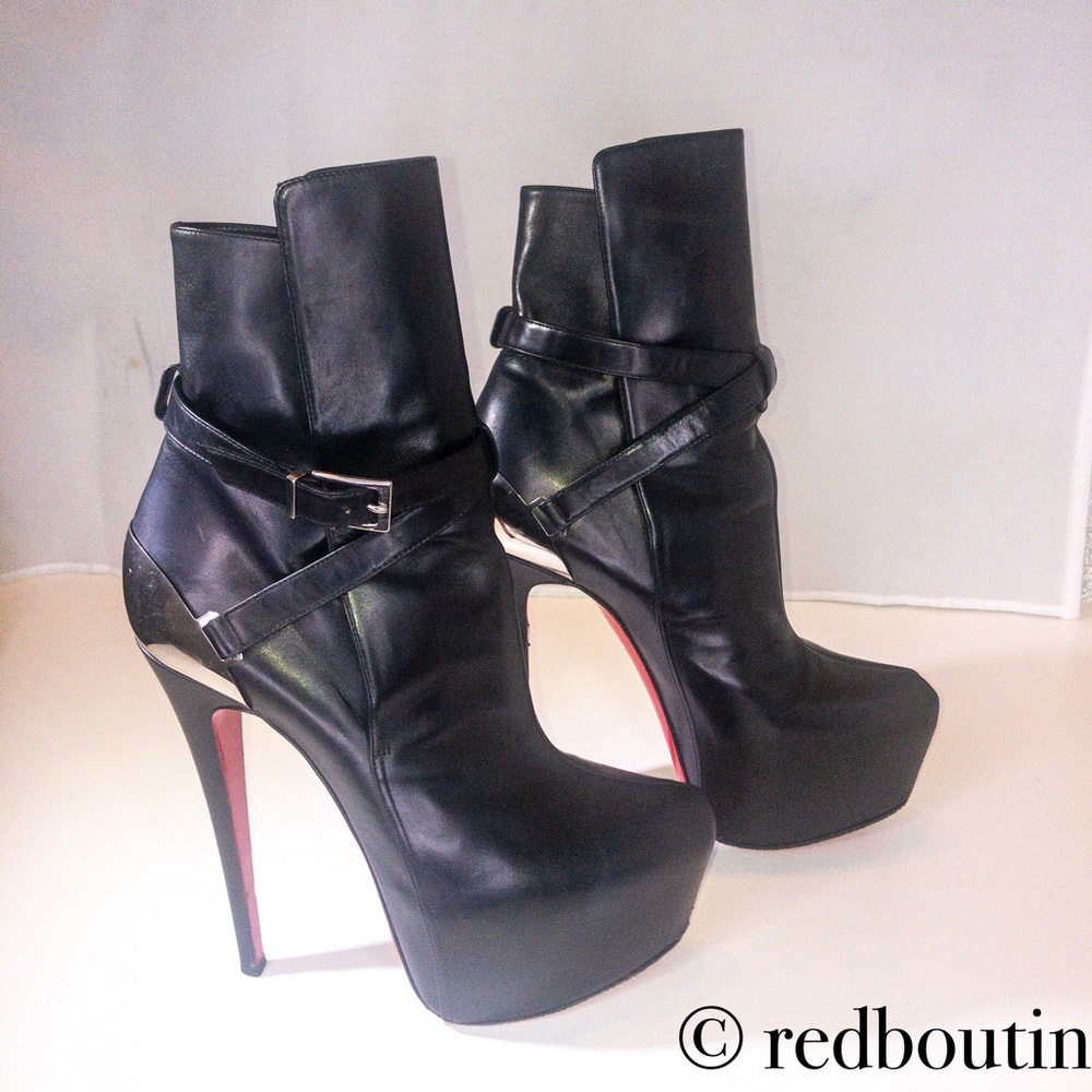 🔴SOLD🔴Louboutin Black Equestria 160 Boots - Picture 3 of 8